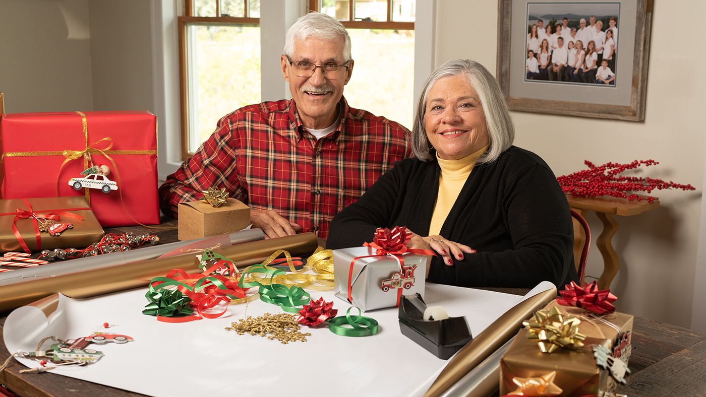 AAA Members John and Joni Kippe will drive from their home in Swartz Creek, Michigan, to Frankenmuth to celebrate Christmas